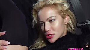 Female Fake Taxi Sexy wild blonde sucks and fucks Italian cock