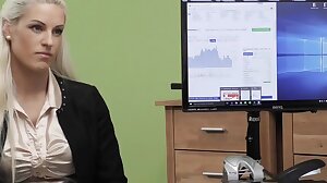 LOAN4K. Greta loan porn of bewitching Blanche and tricky manager