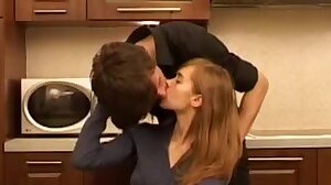 Brunette small tits teen poked
