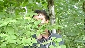 cute teen picked up for outdoor orgy