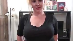 Busty mom rides son
