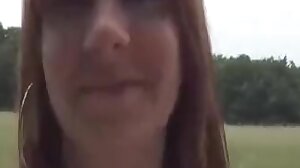 Fisting his slut GF in public