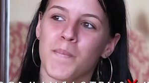 Rough anal fuck at a casting
