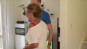 Cuckold Watch his German Wife While Fuck Young Delivery Guy