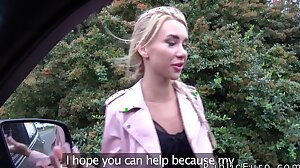 Dude banged blonde Russian hitchhiker