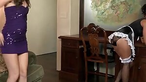 Twistys - Kari and Lily Carter, Sexy maid uniforms and pussy licking