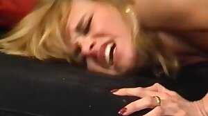 Blonde German girl gets rough pounding