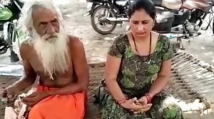 Baba with indian bhabhi