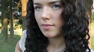 Outdoor fuck with girl in pantyhose