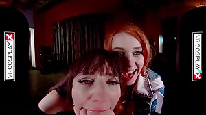 VRCosplayX.com Yen And Triss Enjoy Lesbian Session In Witcher XXX