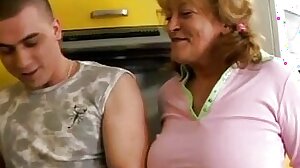 Kiddy granny helps her grandson her way
