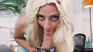 Blonde Kadence Marie gives nice blowjob in POV - Kadence Marie