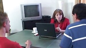 Nice surprise for mature office woman