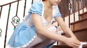 Japanese sweety shows undies upskirt