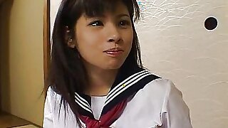 Sexy schoolgirl gets a tit sucking