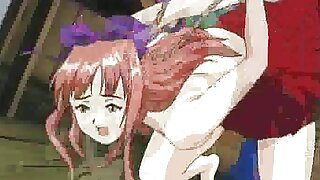 Tied up anime gets cunt drilled