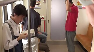 Hot Japanese public sex with group