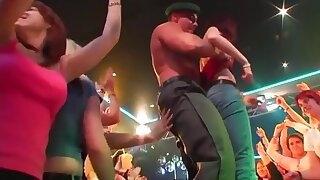 Fabulous pornstar in hottest group sex, amateur xxx movie, The strippers are up on stage and riling up this group of horny, sexy amateurs. The girl next door isn't so innocent when she's at a sex party, crawling up on stage and stuffing her whore mouth fu