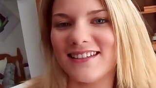 Nasty Blond With Perfect Snatch Reamed, Gorgeous blond Delilah Stone is seduced by her sexy neighbor in this hardcore fuck scene. Dale DaBone opens this scene by opening up Delilah's legs and spreading her moist pussy lips with his tongue. The blond har