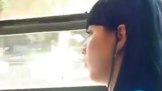 in the bus,