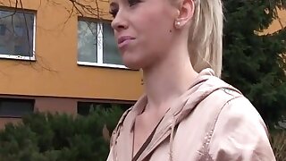 Cheating wife fucking in public, Blonde housewife cheated her husband in public with fake casting agent She got her milf pussy deep fucked and sucked cock until cumshot in her mouth