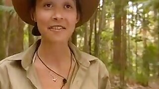 Myleene Klass Showering in Bikini, Myleene Klass taking a shower in I'm A Celebrity.