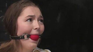 Cheating Little Slut, Adorable Savannah West is caught cheating on a test and gets punished and fucked in this incredibly sexy fantasy role play with Mark Davis. This is Savannah's first time getting fucked in bondage and she absolutely loves every minute