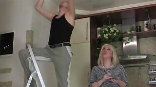 Hot Older Euro Cougar Suck and Fuck,