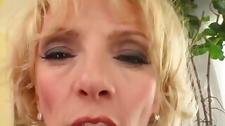 Silvya is definately as seasoned as they come., Silvya is definately as seasoned as they come. She simply loves to have a young guy bang the hell out of her. She lets him fuck her ass hard and swallows his cum.