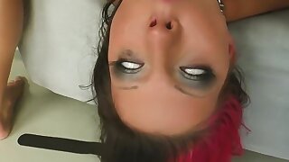 Marie, We found this little tattooed and pierced slut at a punk concert at CBGB. She wanted some cock so we hooker her up. Two guys did a hard double vaginal penetration with her then came in her mouth.