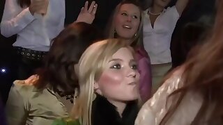 Satin Euro Ladies Sex Party PT1, Starts a little slow, but after about 5 minutes lots of blow jobs with sexy euro chicks in satin blouses.