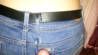 Cum on Blue American Eagle jeans