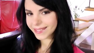 Teen sucks old mans cock wearing stockings