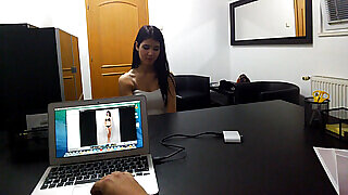 Amazing Sexy Slim Teen Fucks for Fashion Model Job